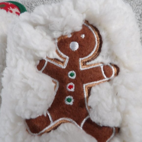 DearFoam Holiday "Official Cookie Tester "Memory Foam Slippers Size S 5-6 - Picture 5 of 9